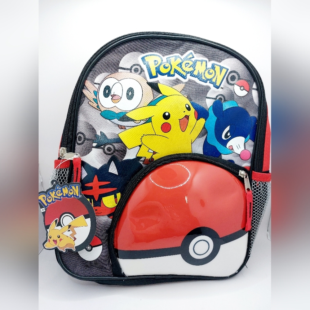Pokémon Pikachu Pokeball Gotta Catch 'Em All Toddler Backpack Nintendo‎
